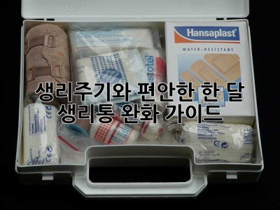 생리주기와 편안한 한 달, 생리통 완화 가이드