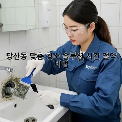 당산동 맞춤 청소 솔루션🧹✨ 시간 절약 비법!