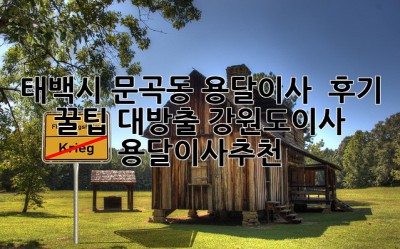 태백시 문곡동 용달이사 🚚💨 후기: 꿀팁 대방출! #강원도이사 #용달이사추천