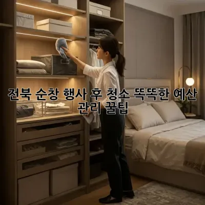 전북 순창 행사 후 청소🧹 똑똑한 예산 관리 꿀팁!