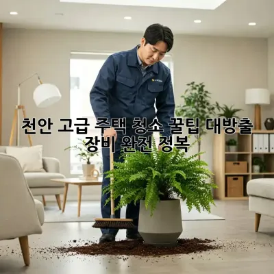 천안 고급 주택 청소✨ 꿀팁 대방출! 장비 완전 정복🧹